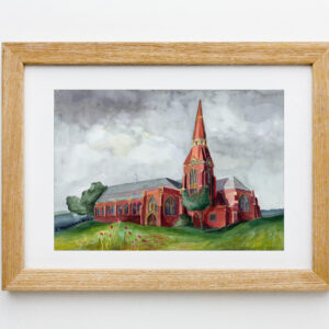 St John's Cathedral Watercolor Painting
